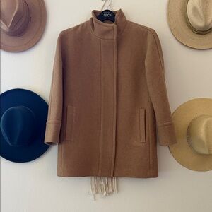 J. Crew Petite Stylish Brown Coat - 12P